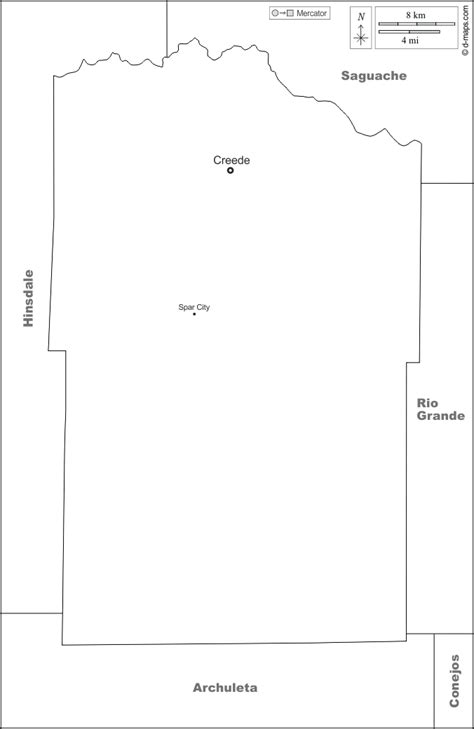 Condado De Mineral Mapa Gratuito Mapa Mudo Gratuito Mapa En Blanco