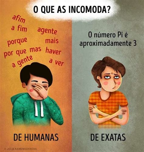 12 imagens para você constatar se és de humanas ou de exatas