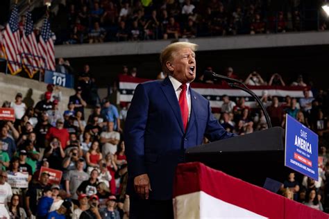 Trump Lashes Out In First Rally Since Fbi Search The New York Times