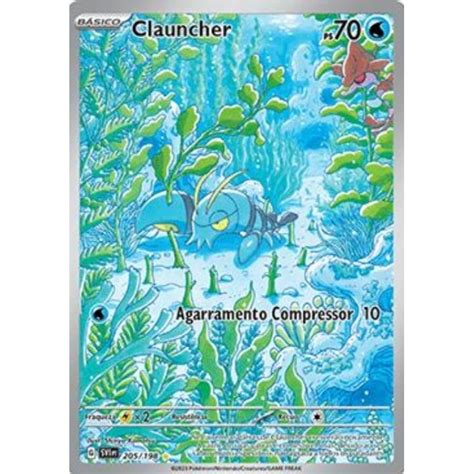 Carta Pokémon TCG Clauncher Full Art Coleção Escarlate e Violeta