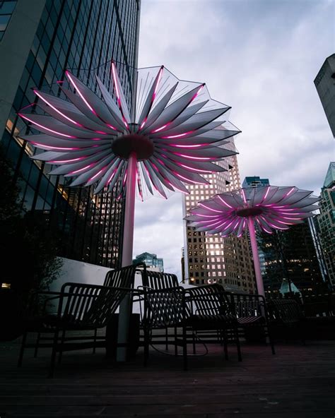 The new Parasol art installment in Vancouver! : r/vancouver