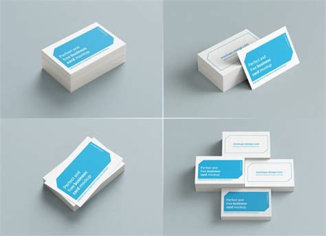 High Quality Free Business Card Mockups Page Of Good Mockups