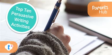 Top Ten Persuasive Writing Activities Twinkl