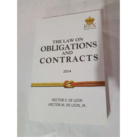 The Law On Obligations And Contracts Lazada Ph