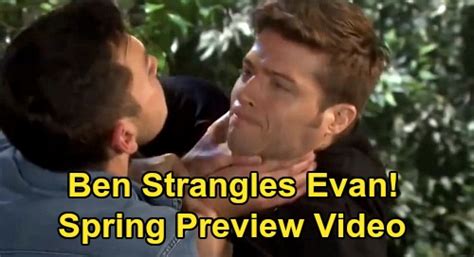 Days Of Our Lives Spoilers Spring Preview Video Ben Strangles Evan Gabi Sees Stefans