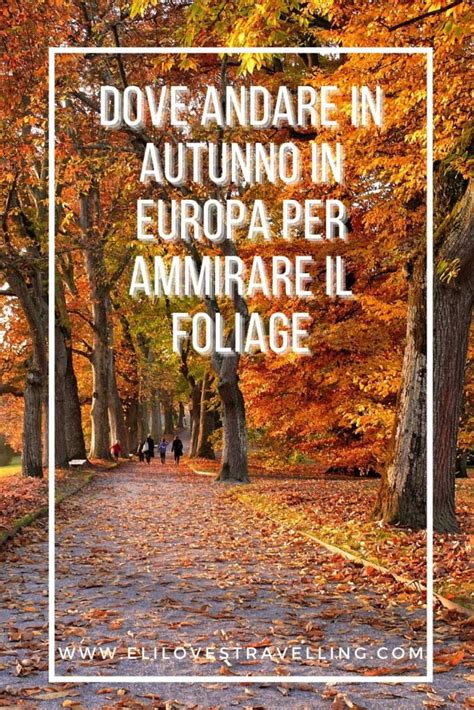 Dove Andare In Autunno In Europa Per Ammirare Il Foliage