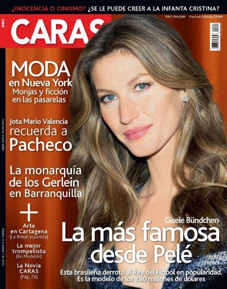 gisele buendchen caras magazine  february  cover photo colombia