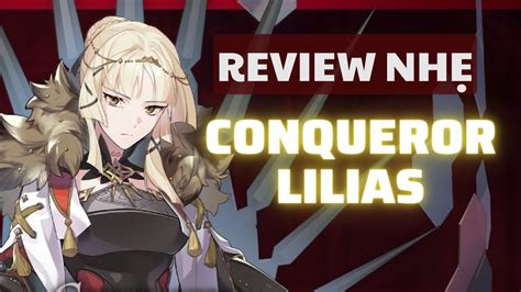 Review nhẹ Conqueror Lilias Bà hoàng mở combat Epic Seven YouTube