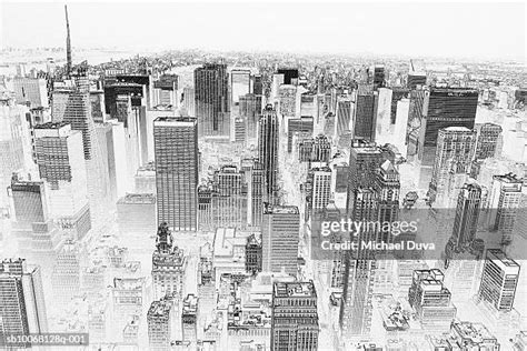 New York Line Drawing Photos And Premium High Res Pictures Getty Images