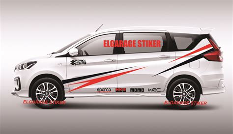 Stiker Mobil Suzuki Ertiga Stiker Body Samping Mobil Ertiga Cutting