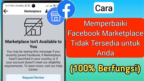 Cara Memperbaiki Marketplace Facebook Tidak Tersedia Untuk Anda 2024