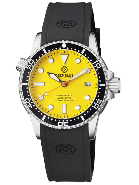 DIVER 1000 II 40MM AUTOMATIC DIVER BLACK CERAMIC BEZEL YELLOW MATTE