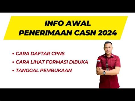 Sebelum Daftar Cpns Wajib Tonton Ini Dulu Youtube