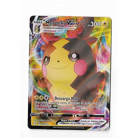 Pokemon Morpeko VMAX Full Art Espada E Escudo Destinos Brilhantes