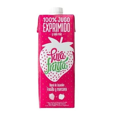 Pura Frutta Jugo De Frutilla Y Manzana X Lt Tienda Online El Banquito