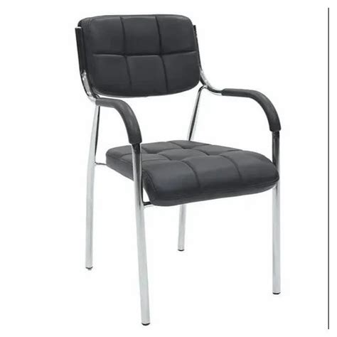 Polyester Black Steel Visitor Chair At Rs In Ranchi Id