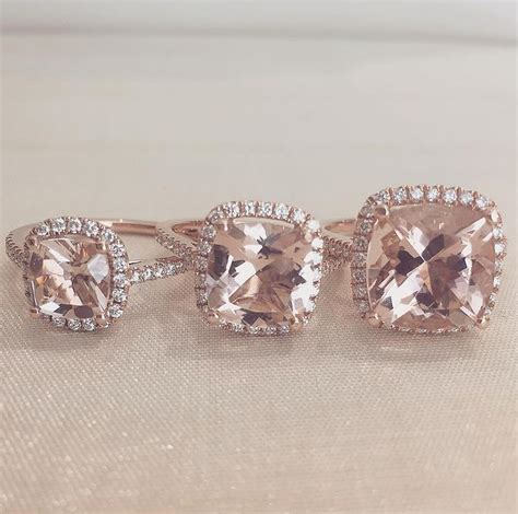 Morganite And Diamond Ring Large Minichiello Jewellers