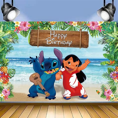 Lilo Stitch Birthday Party Decorations Lilo Stitch Wedding Theme Disney Party 3d Aliexpress ...