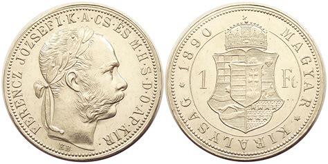 1 forint 1890 KB Ferenc József Zomi Numizmatika