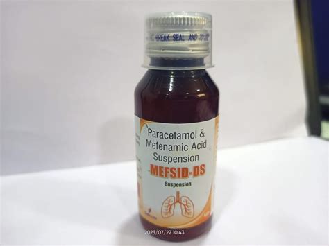 Paracetamol Mefenamic Acid Suspension 250 Mg At Rs 48 Bottle In Pimpri