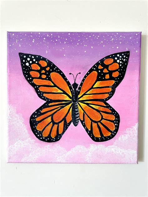 How To Paint A Butterfly {easy Beginner Step By Step Tutorial}