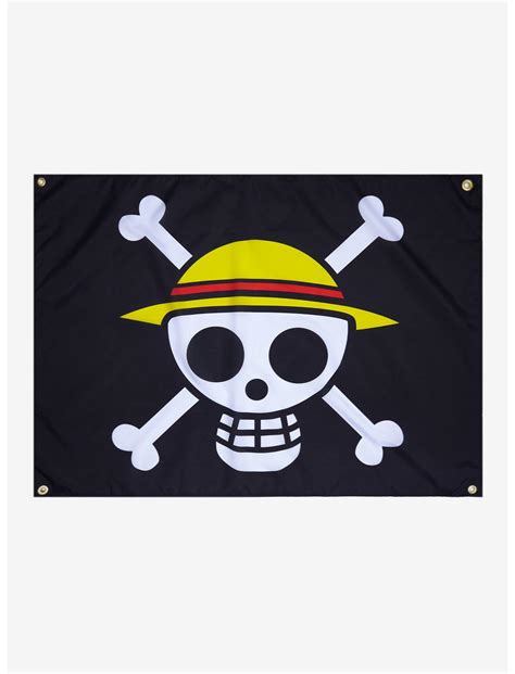 One Piece Straw Hat Crew Jolly Roger Flag Boxlunch