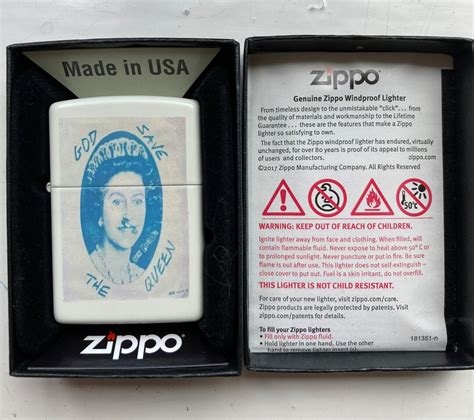 Sex Pistols God Save The Queen Zippo Lighter Etsy