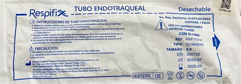 TUBO ENDOTRAQUEAL C GLOBO 9 0 TIPO ESTANDAR 40 FR Sports Wear Store