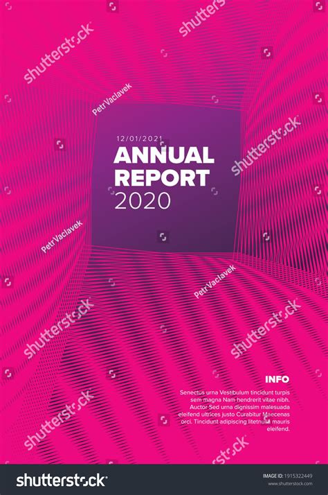 Vector Abstract Annual Report Cover Template Stock Vector Royalty Free 1915322449 Shutterstock