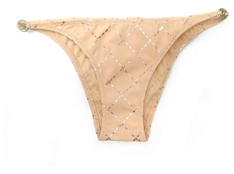 NEW CHANEL CC LOGO BIKINI SIZE P NEW SWIMMING COSTUME Orange