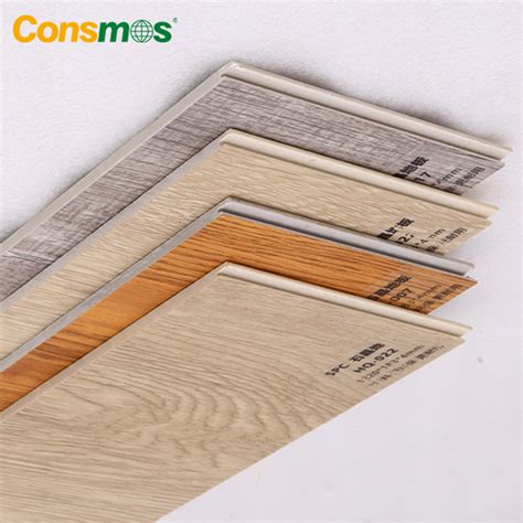 Waterproof Wood Grain Rigid Core Pvc Plastic Plank Interlocking Click