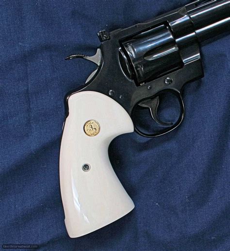 Presentation Colt Python Wrap Around Real Ivory Grips