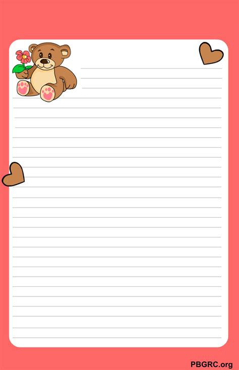 Free Printable Love Letter Template 2024 Download