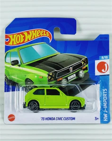 Hot Wheels 2023 73 Honda Civic Custom 117250 Hw J Imports 810 Hkg40 Short £795 Picclick Uk