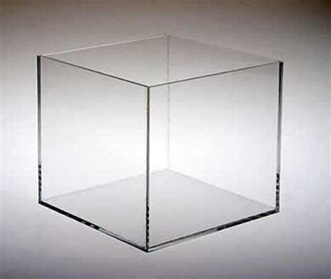 5 Sided Acrylic Cubesboxes