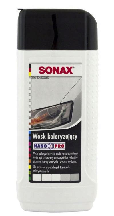 SONAX NANO PRO WOSK KOLORYZUJĄCY BIAŁY MLECZKO za 28 25 zł z Krosno