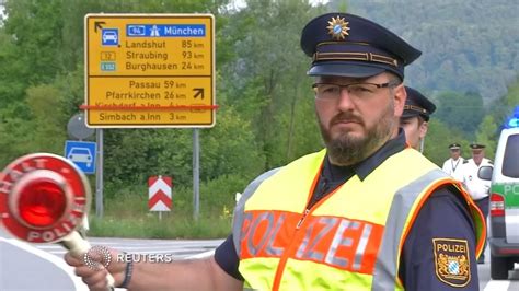 Grenzpolizei Bayern Kontrolliert An Der Grenze Zu Sterreich Video