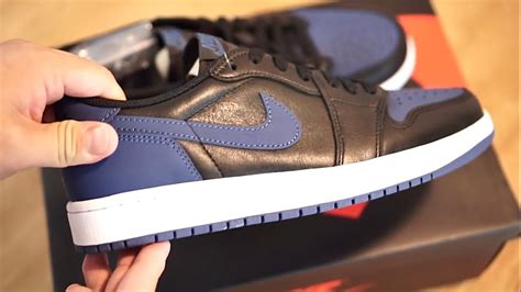 Jordan 1 Retro Low OG Mystic Navy YouTube