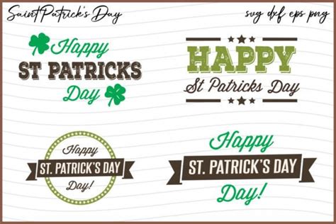 Saint Patricks Day 4 Svg Bundle Graphic By Designplanet · Creative Fabrica