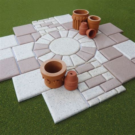 How To Create Miniature Paving Slabs From Polymer Clay In