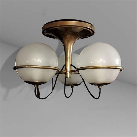 Gino Sarfatti For Arteluce Mod Ceiling Lamp Italy S