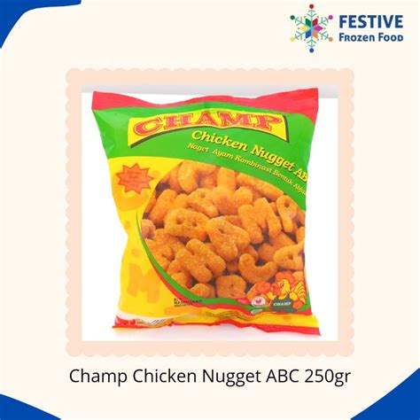 Jual Champ Chicken Nugget ABC 250gr Shopee Indonesia