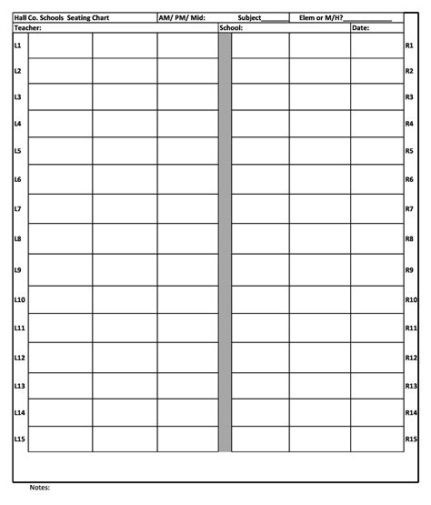 40 Perfect Classroom Seating Charts (& Map Templates)