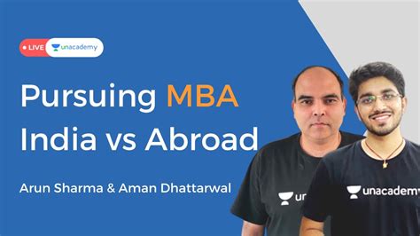 Mba In India Vs Abroad Cat Exam Preparation Schedule Arun