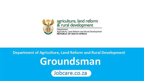 Department Of Agriculture Land Reform And Rural Development