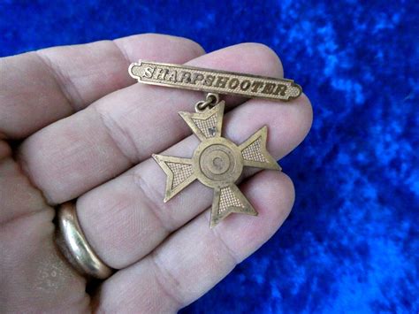 Vintage Ww1 Wwi Us Army Sharpshooter Medal 4601777304