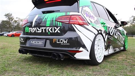 Vw Mk7 R W Armytrix Wrap And Exhaust By Mode Auto Concept Youtube