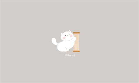 Premium Vector | Cute Cat Wallpaper Background pastel colour