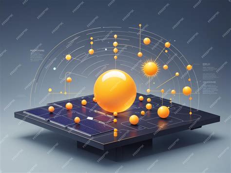 Premium AI Image | Solar Cell System Diagram Vector Illustrations Solar ...