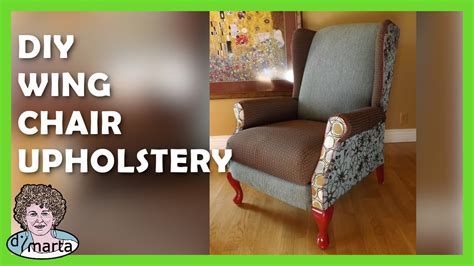 How To Upholster A Wing Chair Yourself Como Forrar Uma Poltrona Voce